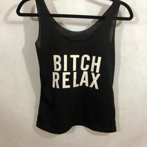 Tops - 🖤 “BITCH RELAX” Graphic Tee💃🏻